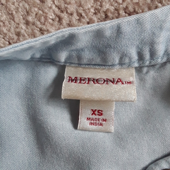 🍒Cute light washed denim merona dress xs - Picture 3 of 3